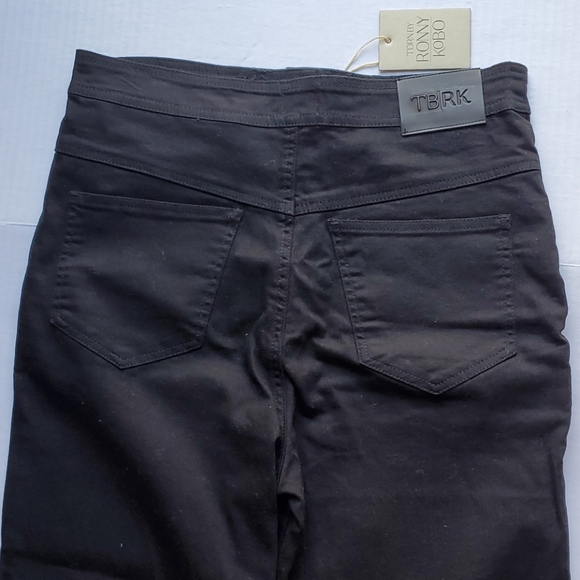 Torn by Ronny Kobo Black High Waist Jeans 28 - Picture 4 of 16